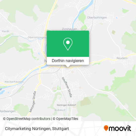 Citymarketing Nürtingen Karte