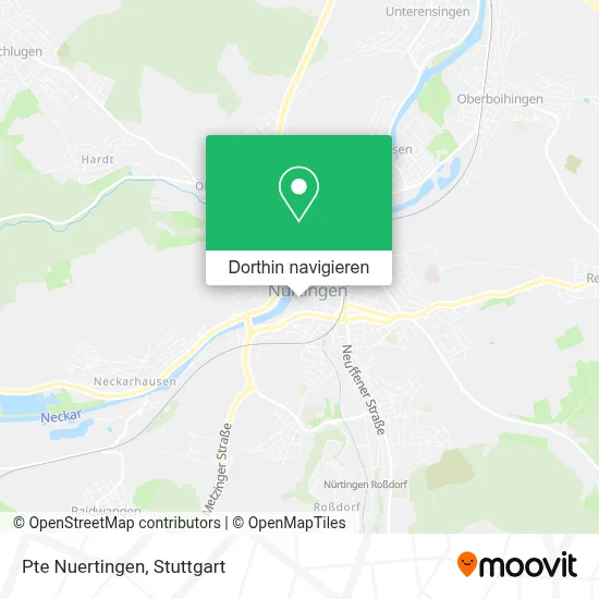 Pte Nuertingen Karte