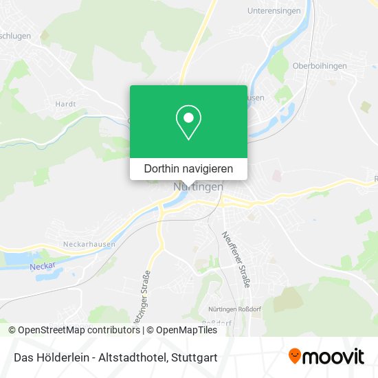 Das Hölderlein - Altstadthotel Karte