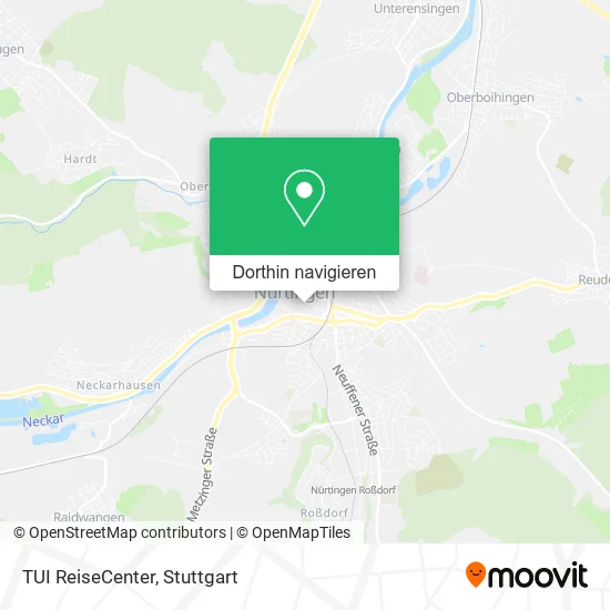 TUI ReiseCenter Karte