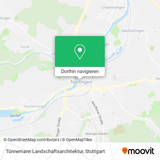 Tünnemann Landschaftsarchitektur Karte