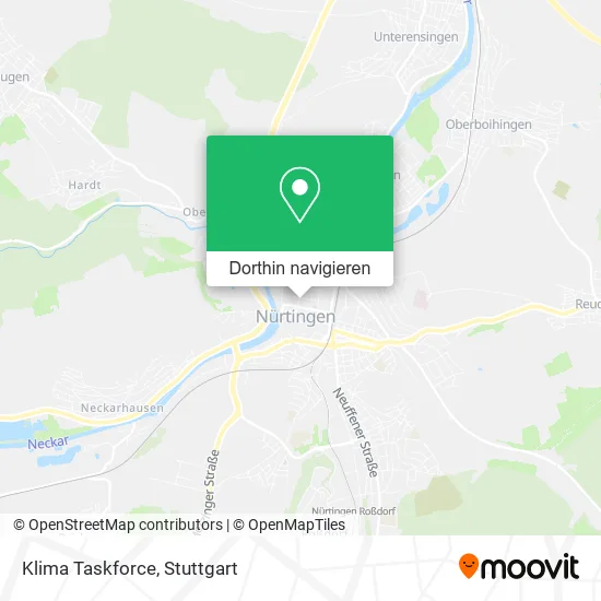 Klima Taskforce Karte