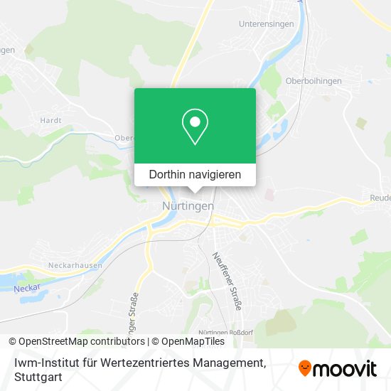 Iwm-Institut für Wertezentriertes Management Karte
