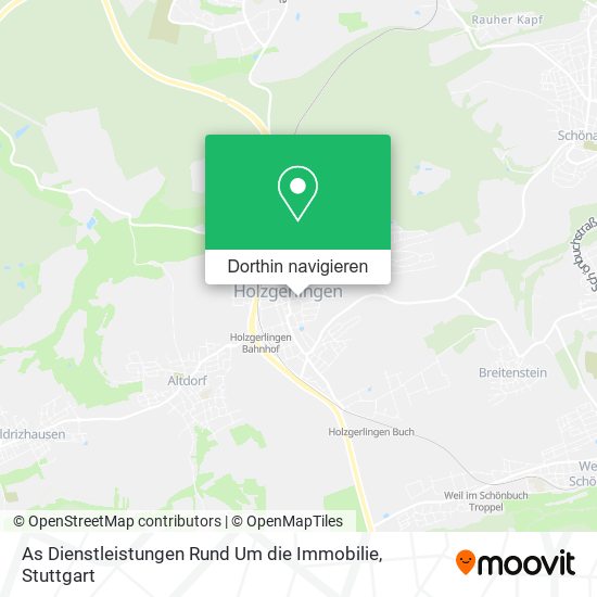 As Dienstleistungen Rund Um die Immobilie Karte