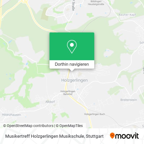 Musikertreff Holzgerlingen Musikschule Karte