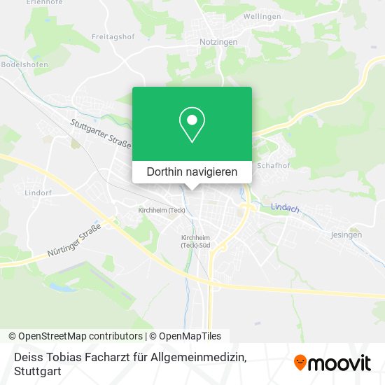 Deiss Tobias Facharzt für Allgemeinmedizin Karte