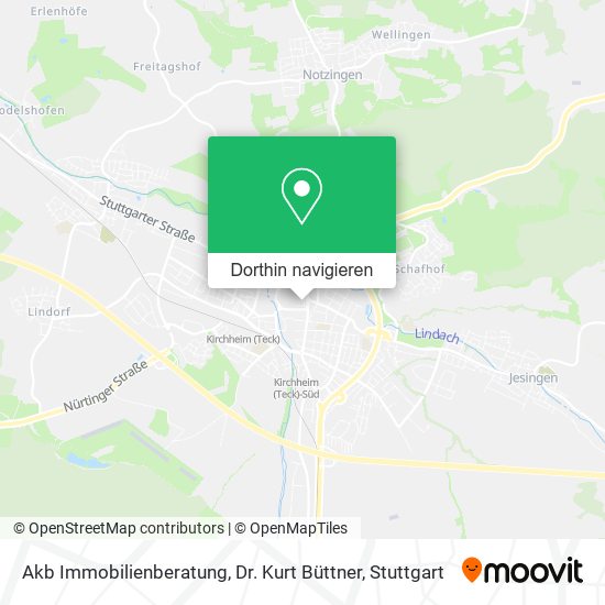 Akb Immobilienberatung, Dr. Kurt Büttner Karte