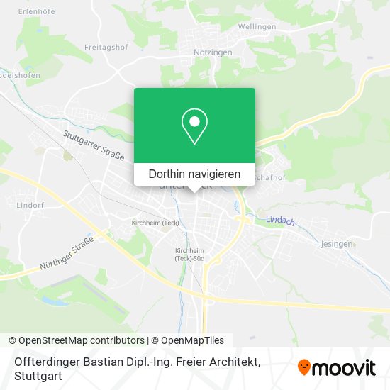 Offterdinger Bastian Dipl.-Ing. Freier Architekt Karte