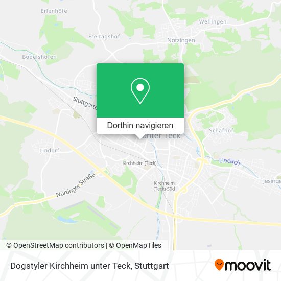 Dogstyler Kirchheim unter Teck Karte