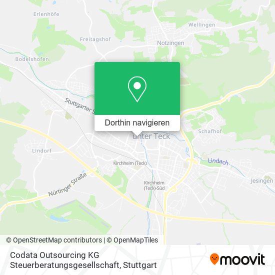 Codata Outsourcing KG Steuerberatungsgesellschaft Karte