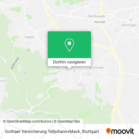 Gothaer Versicherung Telljohann+Mack Karte