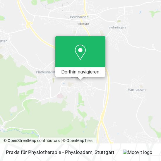 Praxis für Physiotherapie - Physioadam Karte