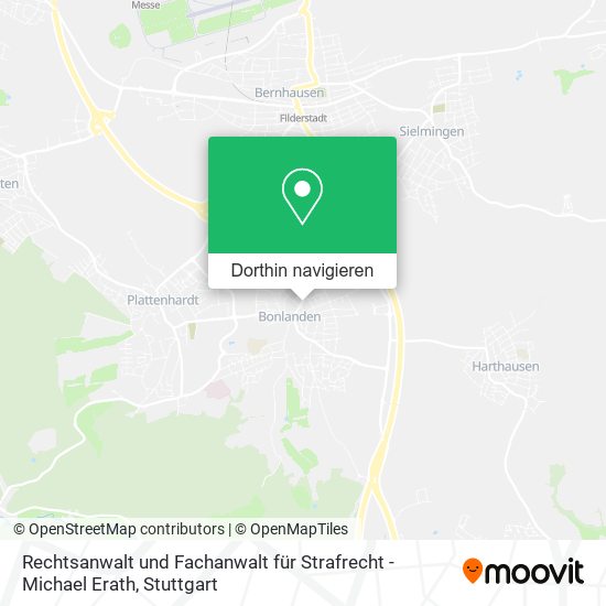 Rechtsanwalt und Fachanwalt für Strafrecht - Michael Erath Karte
