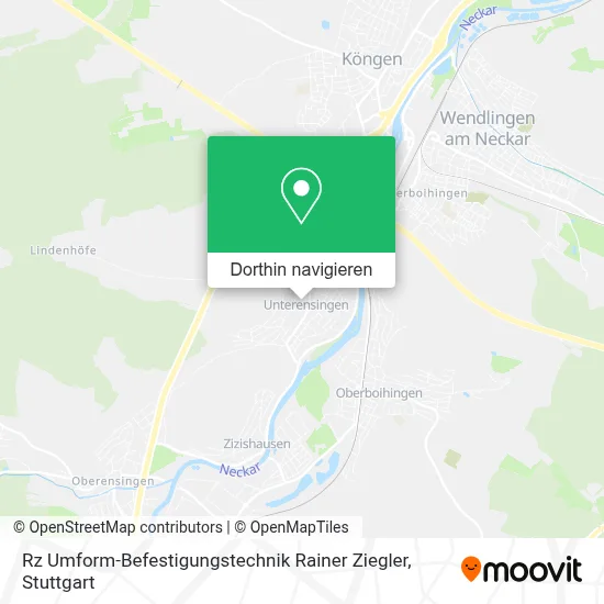 Rz Umform-Befestigungstechnik Rainer Ziegler Karte