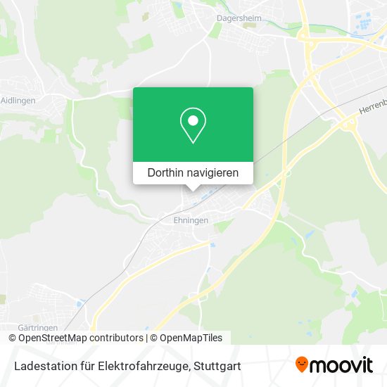 Ladestation für Elektrofahrzeuge Karte