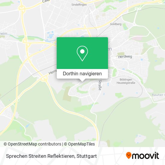 Sprechen Streiten Reflektieren Karte
