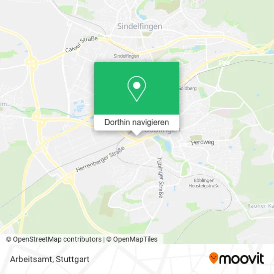 Arbeitsamt Karte