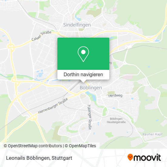 Leonails Böblingen Karte