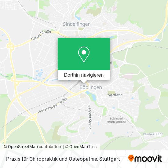 Praxis für Chiropraktik und Osteopathie Karte