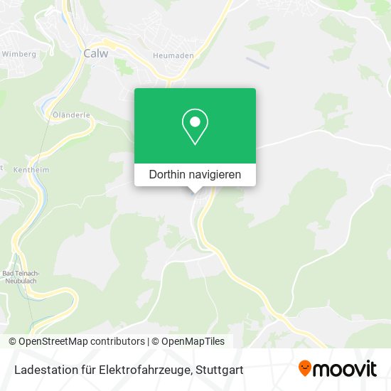 Ladestation für Elektrofahrzeuge Karte