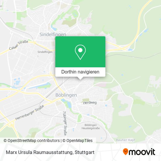 Marx Ursula Raumausstattung Karte