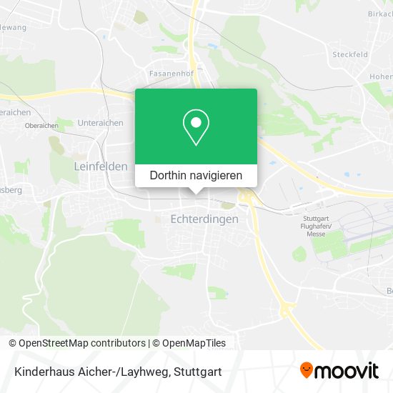 Kinderhaus Aicher-/Layhweg Karte