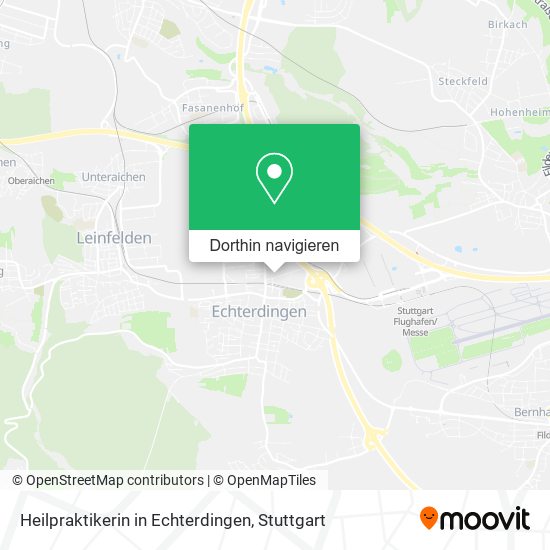 Heilpraktikerin in Echterdingen Karte