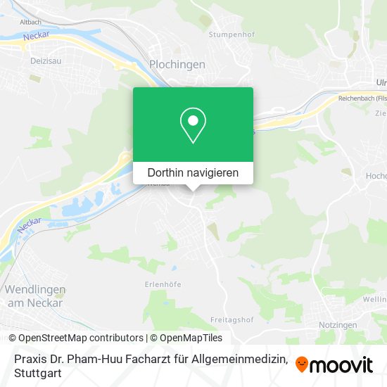 Praxis Dr. Pham-Huu Facharzt für Allgemeinmedizin Karte