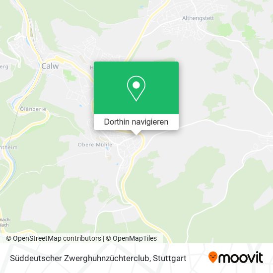 Süddeutscher Zwerghuhnzüchterclub Karte
