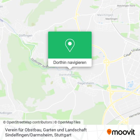 Verein für Obstbau, Garten und Landschaft Sindelfingen / Darmsheim Karte