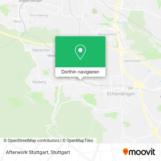 Afterwork Stuttgart Karte