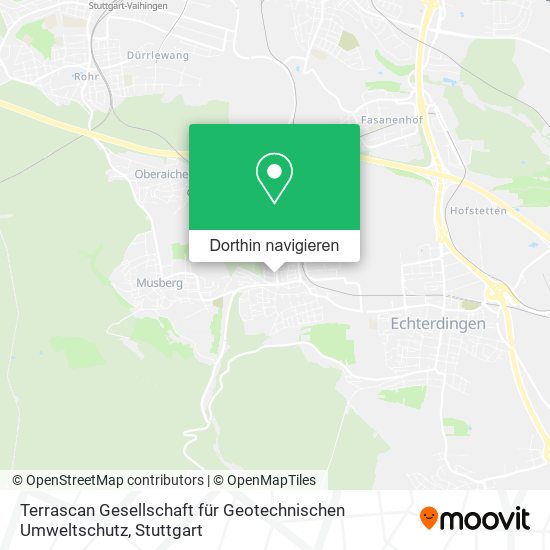 Terrascan Gesellschaft für Geotechnischen Umweltschutz Karte