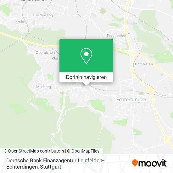 Deutsche Bank Finanzagentur Leinfelden-Echterdingen Karte