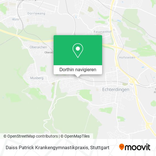 Daiss Patrick Krankengymnastikpraxis Karte