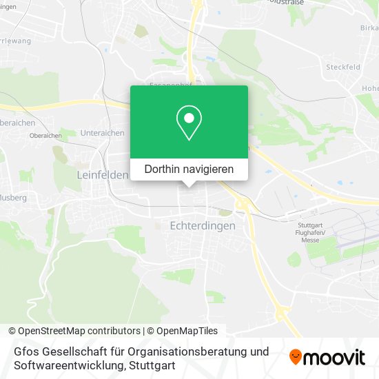 Gfos Gesellschaft für Organisationsberatung und Softwareentwicklung Karte