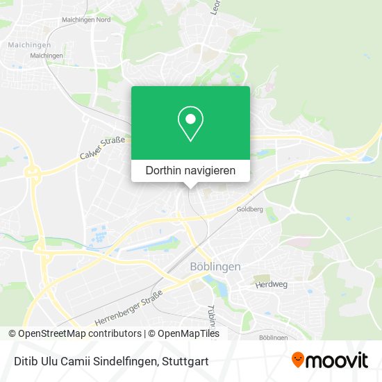 Ditib Ulu Camii Sindelfingen Karte