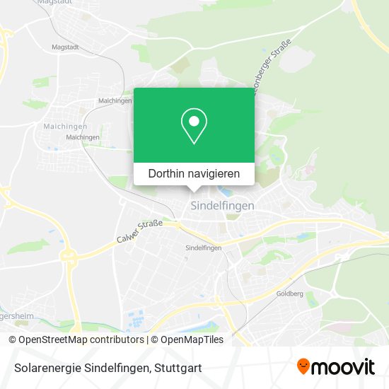 Solarenergie Sindelfingen Karte