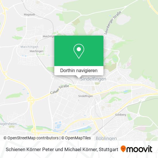 Schienen Körner Peter und Michael Körner Karte