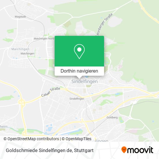 Goldschmiede Sindelfingen de Karte