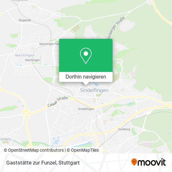Gaststätte zur Funzel Karte