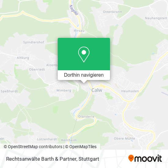 Rechtsanwälte Barth & Partner Karte