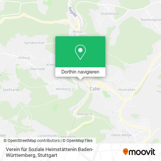 Verein für Soziale Heimstättenin Baden-Württemberg Karte