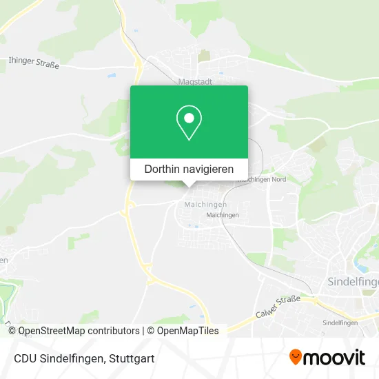 CDU Sindelfingen Karte