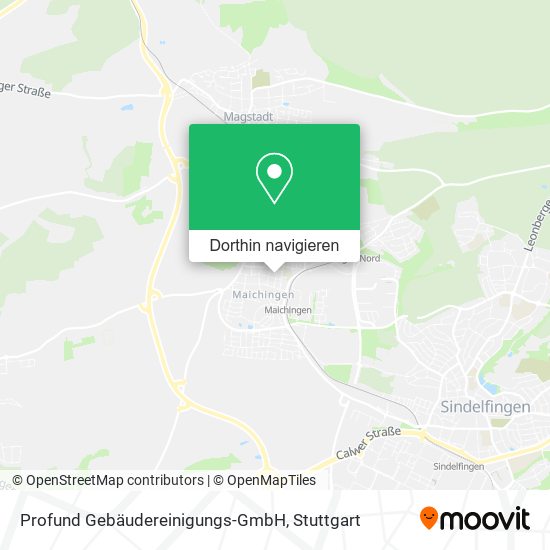 Profund Gebäudereinigungs-GmbH Karte