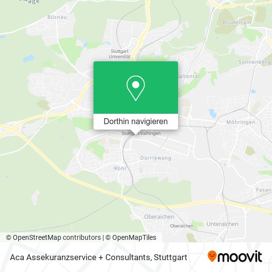 Aca Assekuranzservice + Consultants Karte