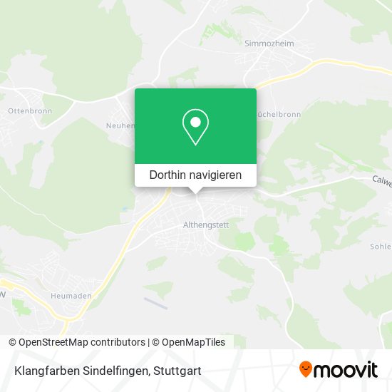 Klangfarben Sindelfingen Karte