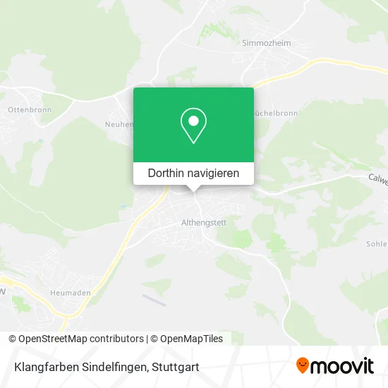 Klangfarben Sindelfingen Karte