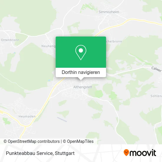 Punkteabbau Service Karte