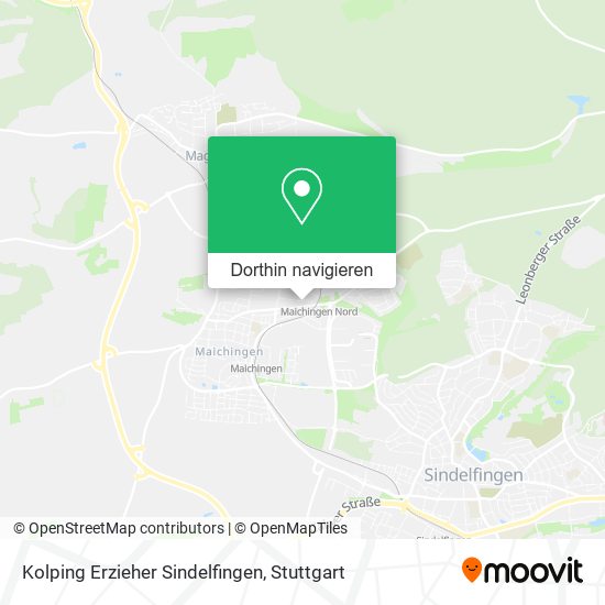 Kolping Erzieher Sindelfingen Karte