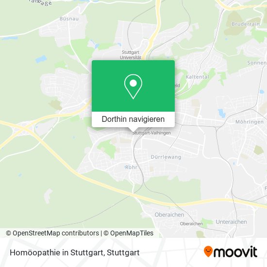 Homöopathie in Stuttgart Karte